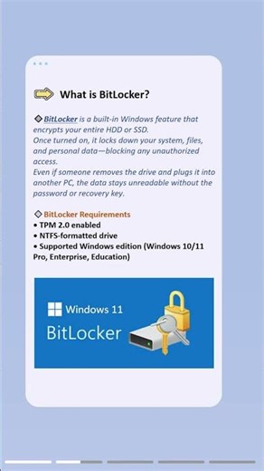 How to Enable BitLocker on Windows 11- Home Edition Included! #bitlocker #windows11 #enable