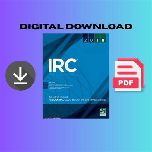 2018 International Residential Code for One - Etsy