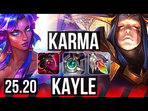 KARMA vs KAYLE (TOP) | 700+ games | EUW Diamond | 25.20