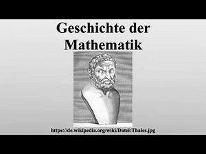 Geschichte der Mathematik