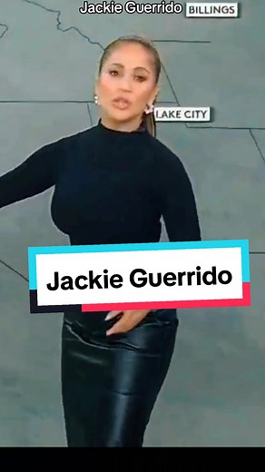 Jackie Guerrido Today 🖤 #JackieGuerrido #SexyWeather #WeatherGirl #LeatherSkirt #BlackTop #TightTop #PuertoRico #USA #WOW