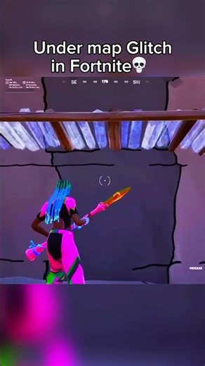 Under Map Glitch💀 #fortnite #shorts