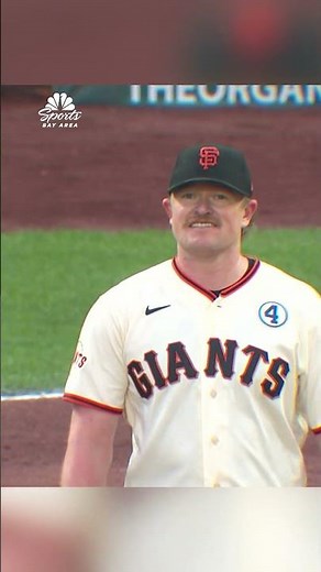 The Giants' infield loves a lineout double play right now 😅 | NBC Sports Bay Area