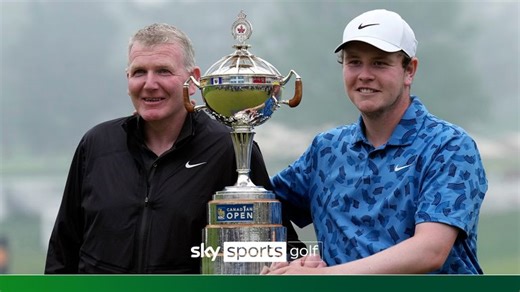 Robert MacIntyre retells 'special' winning moment with caddie dad Dougie