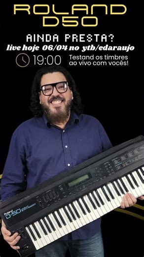 🔴 LIVE – Roland D50 – 😳 Vale a Pena em 2026?
