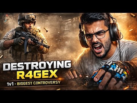 Destroying R4GEX in 1v1 | Biggest Bullet Force Controversy