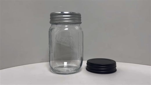 Mason Jar Luxury Candle Jars Wholesale Empty Glass Jars for Candles clear 16oz Candle Jar Candle Vessels with Lid