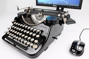 PC、Mac、iPadにUSB接続できるタイプライター式キーボード『USB Typewriter』 | IDEAHACK