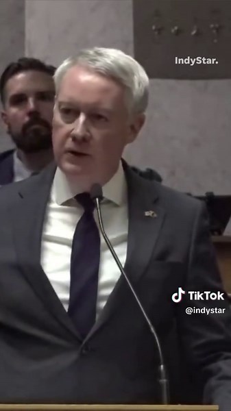 Sen. Greg Goode (R) District 38 Majority Member spoke against redistricting on Thursday as the Indiana Senate gathered ahead of a vote.