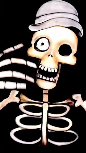 ‘BONEJANGLES’ Corpse Bride #SkeletonMakeup Transformation 💀 #CorpseBride #illusionmakeup #halloween