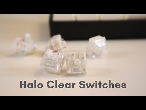 Drop Halo Clear Switch Review & Typing Sounds (Stock, Fast vs. Slow)