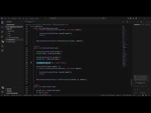 Creating a Bank System for my task6.2, SIT232.