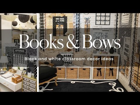 Books and Bows Classroom Decor Theme - Middle and High School Classroom Decor Ideas