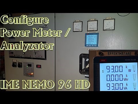 Configure Power Analyzator IME NEMO 96 HD