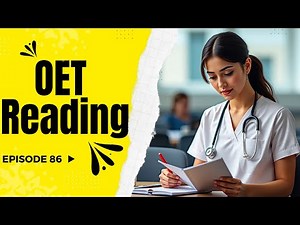 OET Reading Material Dec 24 2024 | Reading Sample Test for Nurses and Doctors | OET Answers Official