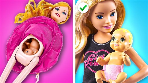 31K views · 638 reactions | Must Try Parenting Tips By BARBIE! Crazy Doll Hacks and Gadgets That Actually Work by Zoom Zoom | Zoom Zoom | Facebook