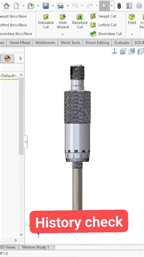 How to check the history of appearance #solidworks #SolidWorksTips #cad #followmeonfacebook #malviyacadsolution | Malviya CAD Solution