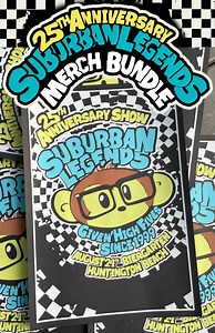 Our good friend Sean Carroll is hand making these beautiful silkscreen posters. Only 40 are being made and they are apart of the SL Merch bundle. Grab one before they're all gone! | Suburban Legends
