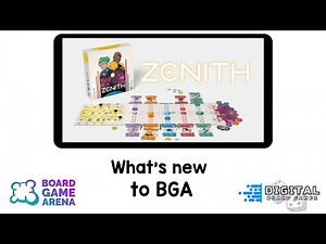 Zenith - What's New To Board Game Arena. Quick-start guide on BGA