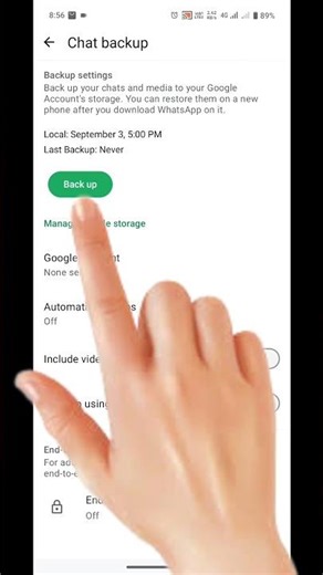 whatsapp chat backup #chatbackup #shorts #viral #today