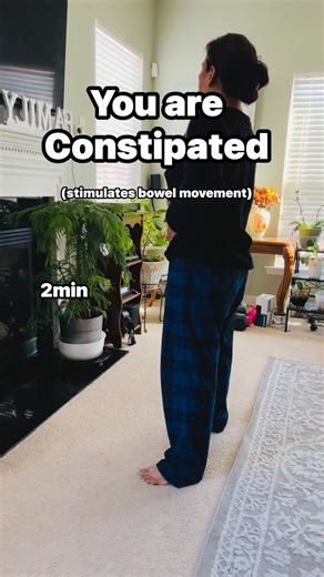 Easy hack for CONSTIPATION #wellness #healthtips #reels #physicaltherapy #senior #everyone #exercise #fblifestyle | Doc H.