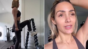 Frankie Bridge shares tearful selfie on a 'blue Monday' hours after husband Wayne dramatically pulled out of KSI fight due to boxer 'crossing the line' with John Terry affair jibe