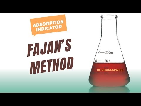Fajan's method of end point detection in precipitation titrations! #bepharmawise