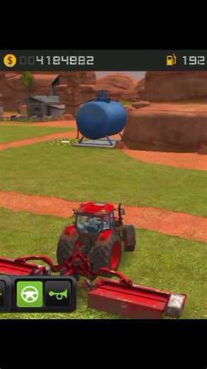 Cutting Grass new tractor