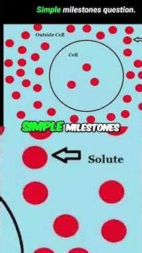 Cell Biology: Osmosis Explained in 60 Seconds! #shorts