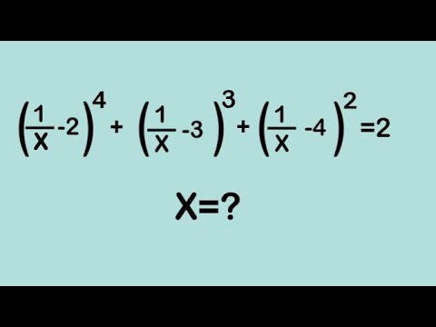 A Nice Algebra Problem l olympiad mathematics