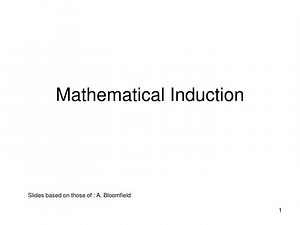 Mathematical Induction - SlideServe