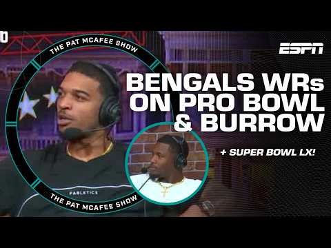 Ja'Marr Chase & Tee Higgins talk Joe Burrow, Bengals' offseason & more! | The Pat McAfee Show