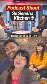 Podcast Shoot Se Seedha Kitchen 👩‍🍳 | Acid Attack Survivor Mom’s Real Life Vlog | #shots #vlog