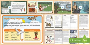 History Third/Fourth Class Myths and Legends Resource Pack