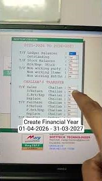 Financial Year Create 2026-2027 in Marg ERP step by step #margfinancialyear #marg2026to2027 #margerp