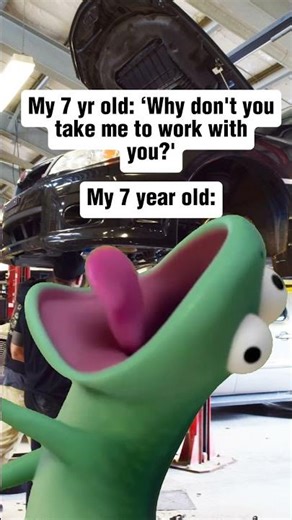 Why it isn't "Bring Your mechanic Kid to Work Day" every day... 🛠️ #shorts