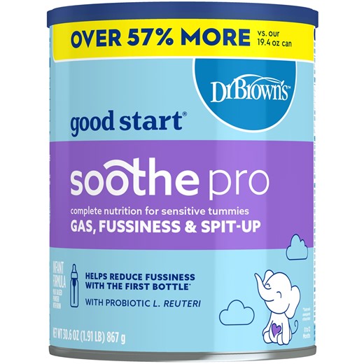 Good Start Dr. Brown's Soothe Pro Baby Formula, 30.6 oz