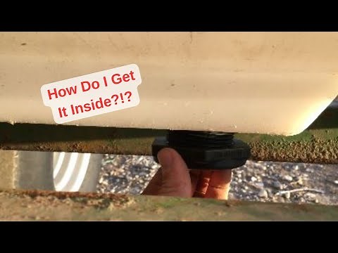 Poly Tanks: How to Install a Bulkhead Fitting/Tank Bung #sprayers #fertilizer #agriculture