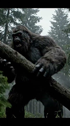 Does Bigfoot break and shape trees? If so why? #yt #viral #Bigfoot #ytshorts #trend #trees
