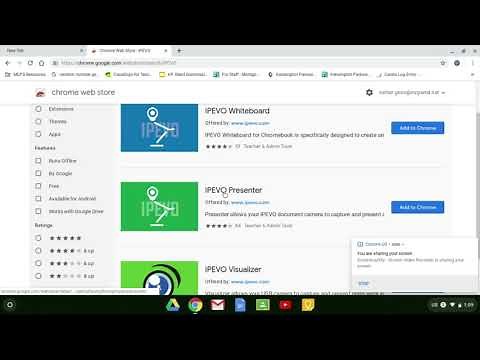 Installing iPEVO to Your Chromebook