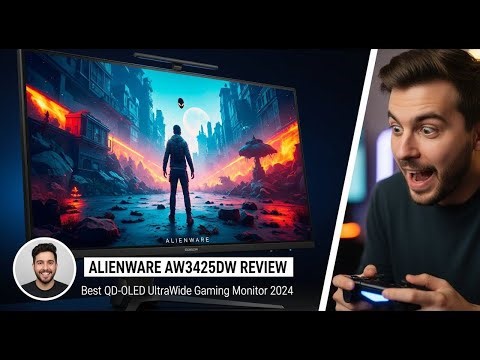 Alienware AW3425DW Review | 34” QD-OLED 240Hz Curved Monitor — Insane Colours + 0.03ms!