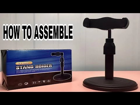 HOW TO ASSEMBLE MICROPHONE STAND/ CP HOLDER