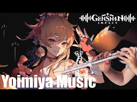 Genshin Impact - Yoimiya Music Theme | Flute Cover [SHEET MUSIC]