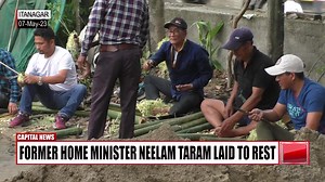 23K views · 599 reactions | Former Home Minister Neelam Taram Laid To Rest. Thousands of people from all walks of life gathered today at Neelam Villa, Papu Nallah, Naharlagun, to bid farewell to former Home Minister cum two-time MLA of Yachuli constituency Shri Neelam Taram. The funeral service was attended by Chief Minister Pema Khandu and many former Minister's of the state. Late Neelam Taram passed away on 5th May, 2023, after prolonged illness. | Capital News | Facebook