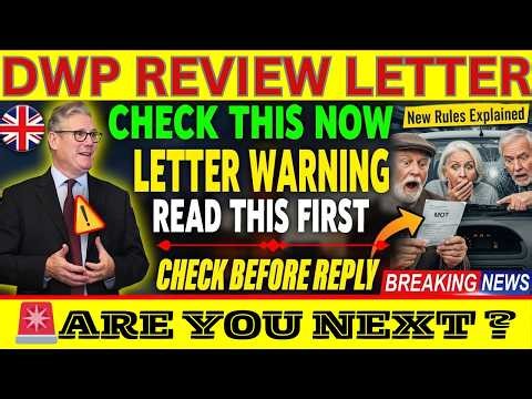 DWP Warning for UK Benefit Claimants ⚠️ Review Letters Sent – One Mistake Could Stop Your Payments
