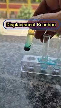 “Iron vs Copper Sulphate 🔥 | Displacement Reaction LIVE Experiment|| “Color Change Magic! 🧪”
