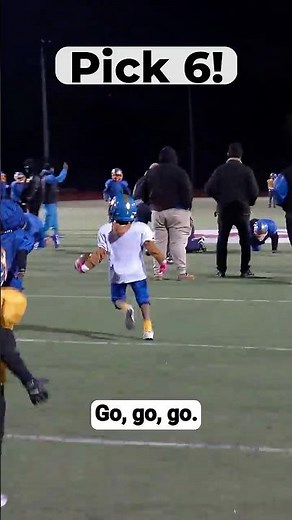 6-Year-Old Gets a Pick 6 at Practice 😱🏈 #highlights #shorts