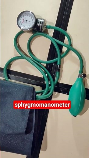 Sphygmomanometer.