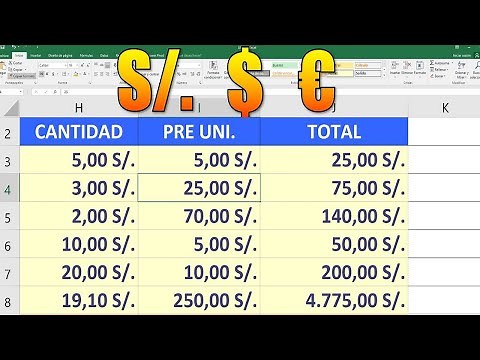 Convertir dolares a soles en EXCEL