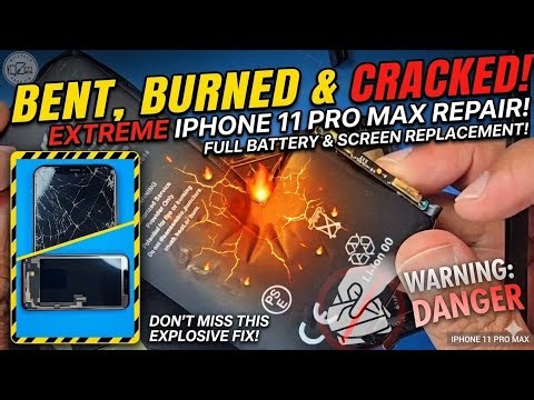 Fix iPhone 11 Pro Max Swollen Battery & Broken Screen